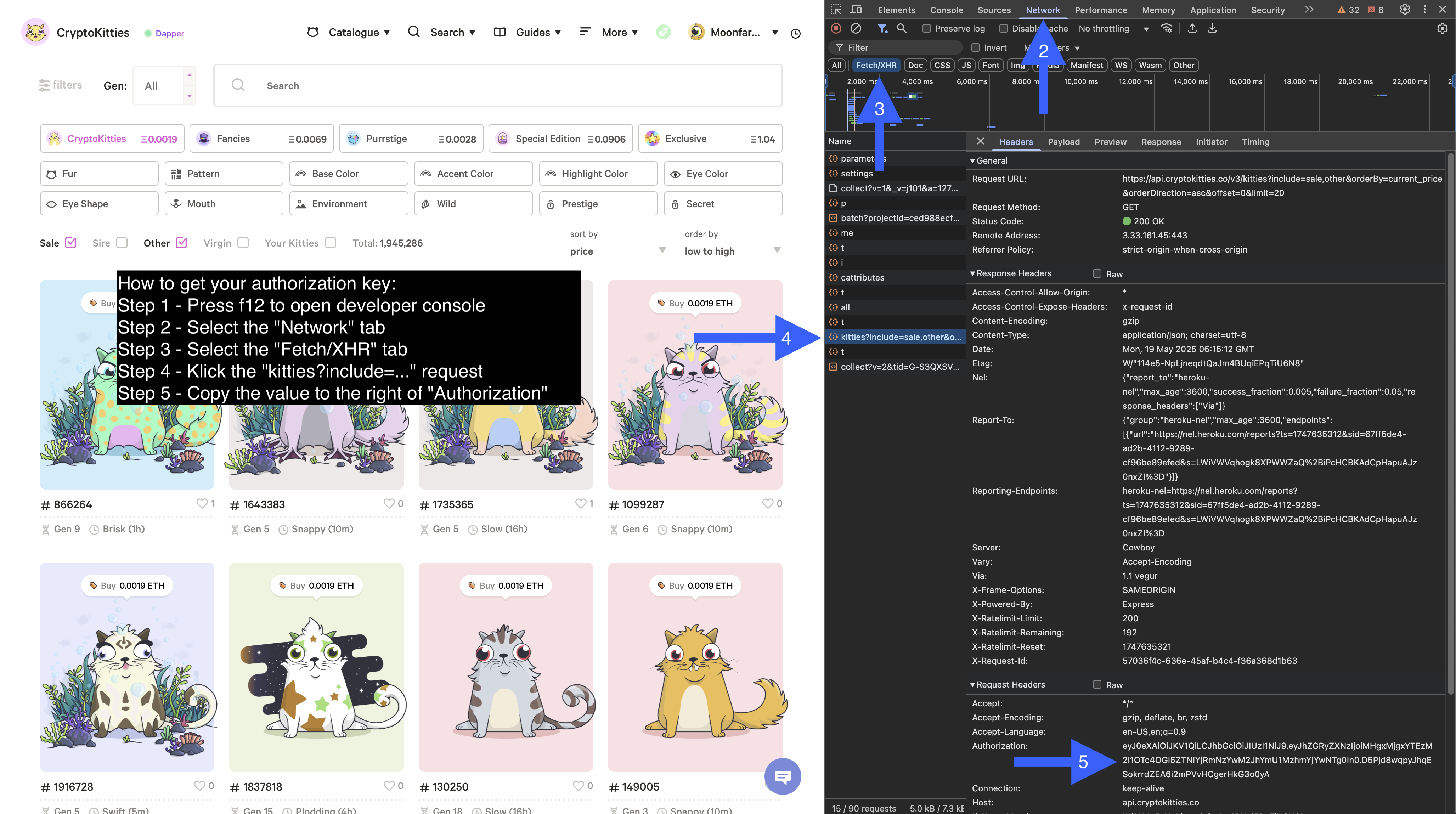 How to get your authorization key
